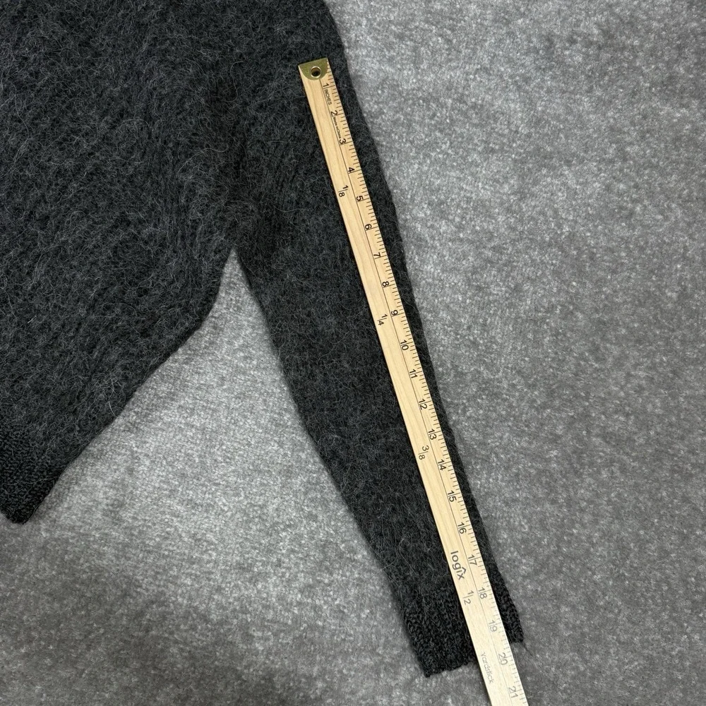Kate Spade Saturday Sweater Women's Medium Gray Alpaca‎ Wool Blend Long Sleeve